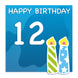 Happy 12th Birthday Card