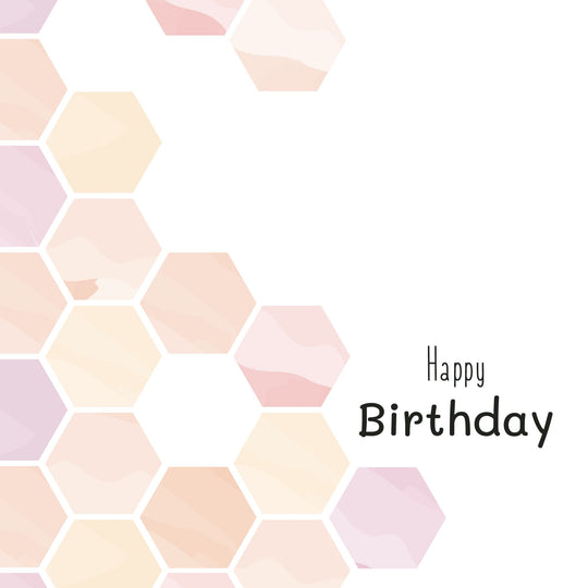 Honeycomb Birthday Card