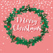 Merry Christmas Wreath Card