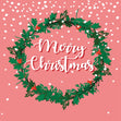 Merry Christmas Wreath Card
