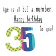 Happy 35th Birthday To You! Card