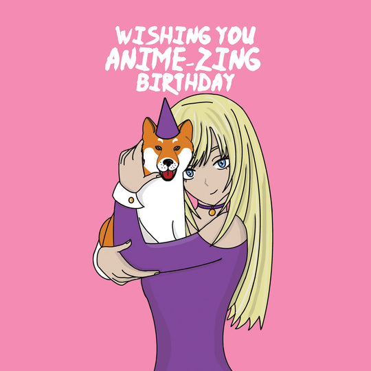 Anime-zing Birthday Card