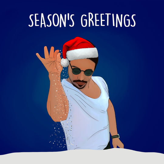 Salt Bae Christmas Card