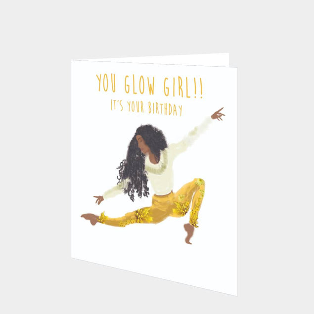 You Glow Girl Card