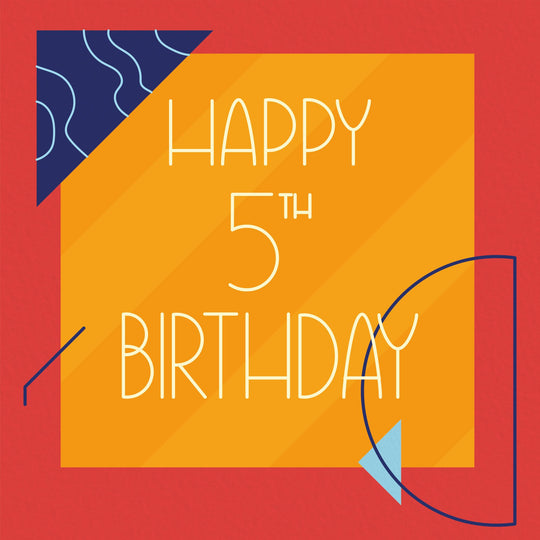 Happy 5th Birthday Card