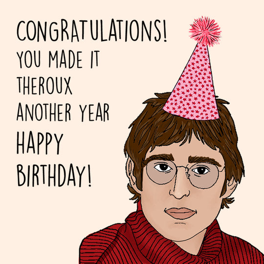 Louis Theroux Birthday Card