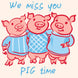 Pig Time Card