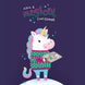 Magical Christmas Unicorn Card