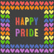 Happy Pride Hearts Card
